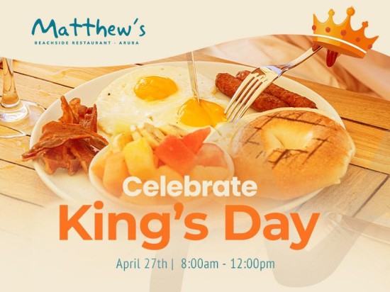 Celebrate King’s Day with a Breakfast Buffet at Matthew’s